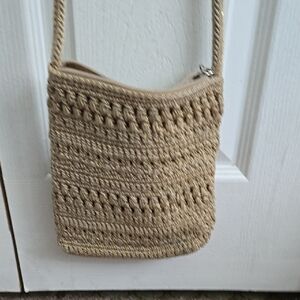 The Sak Tan Textured Crossbody Bag